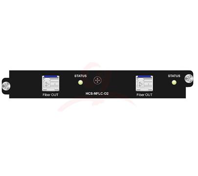 Optical fiber output card